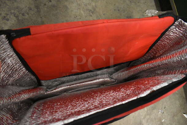 Red Insulated Food Carrying Bag. 19x10x20 - Image 2 of 3
