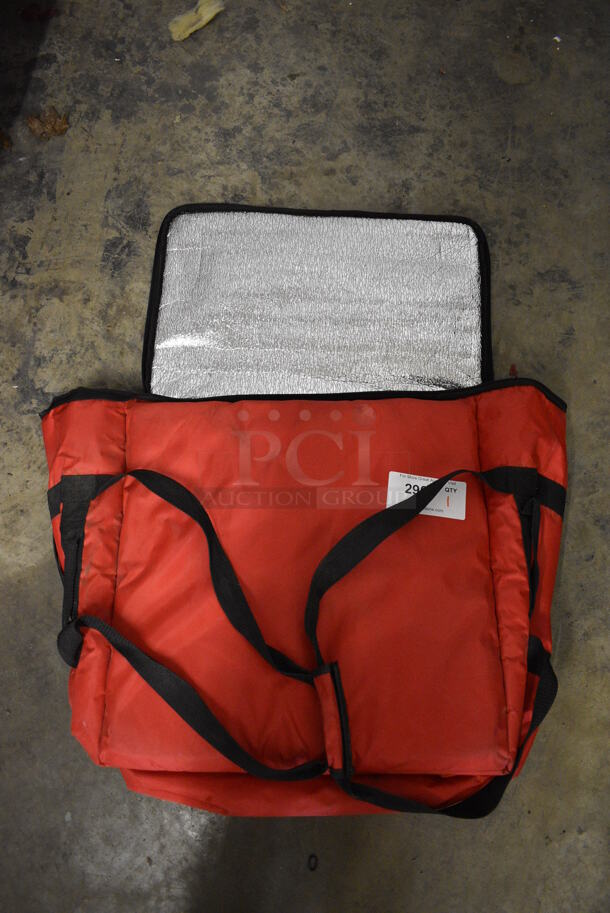 Red Insulated Food Carrying Bag. 19x10x20 - Image 3 of 3