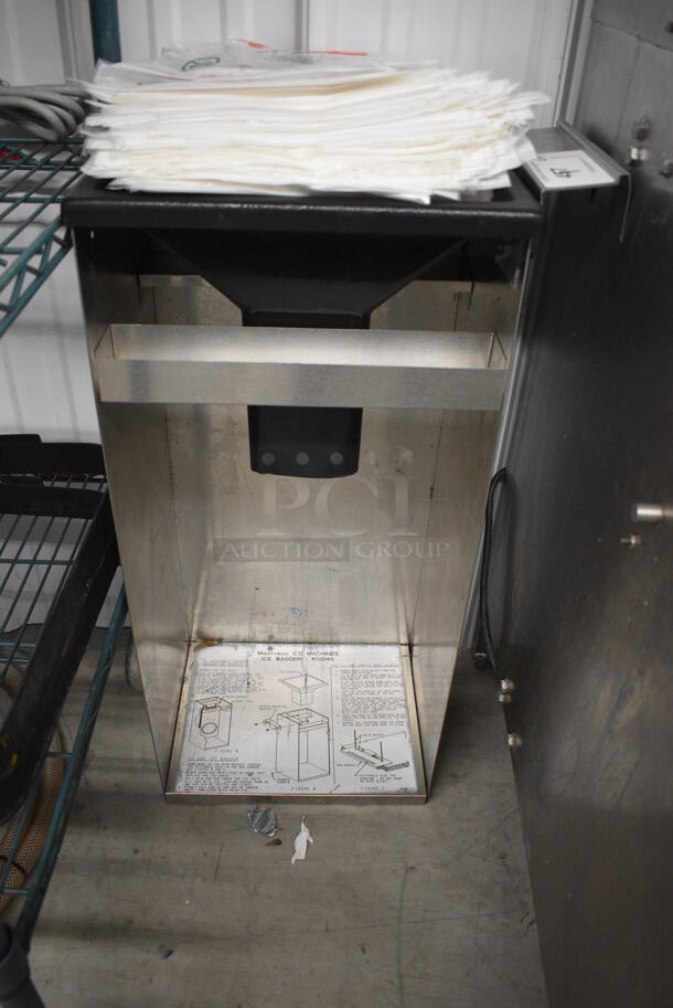 Manitowoc Model K00146 Stainless Steel Commercial Bagger w/ Plastic Bags. 16x11x29