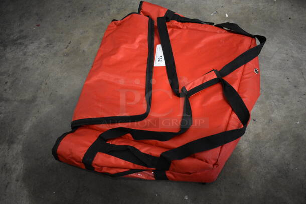 Red Insulated Food Carrying Bag. 19x10x20 - Image 2 of 3