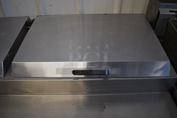 NICE! True Model TPP-67 Stainless Steel Commercial Pizza Prep Table on Commercial Casters. 115 Volts, 1 Phase. 67x33x42. Tested and Working! - Image 8 of 12