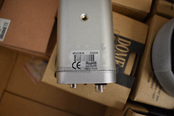 8 Various Security Cameras; 2 Model KPC251ZN/NL and 6 EverFocus Model ED000ZZ-00B Dummy Cameras. 4x4x3, 2.5x2x4.5. 8 Times Your Bid! - Image 6 of 10