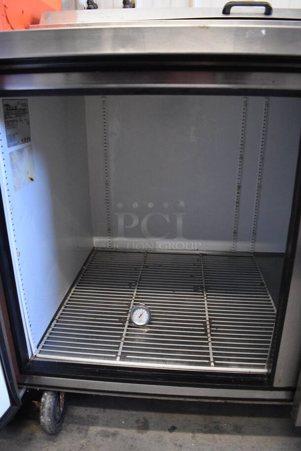 NICE! True Model TPP-67 Stainless Steel Commercial Pizza Prep Table on Commercial Casters. 115 Volts, 1 Phase. 67x33x42. Tested and Working! - Image 10 of 12