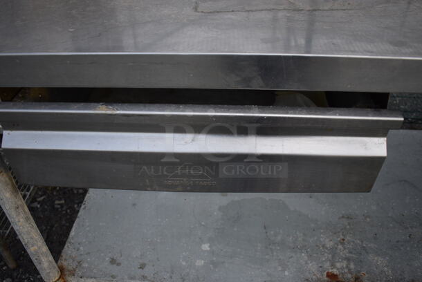 Stainless Steel Commercial Table w/ Double Overshelf, Undershelf and 2 Drawers. 72x30x64 - Image 5 of 9