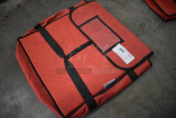 Red Insulated Food Carrying Bag. 18x5x19 - Image 3 of 4