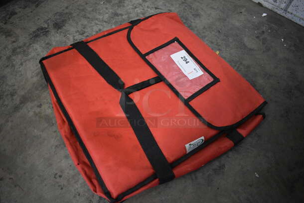 Red Insulated Food Carrying Bag. 18x5x19 - Image 2 of 3