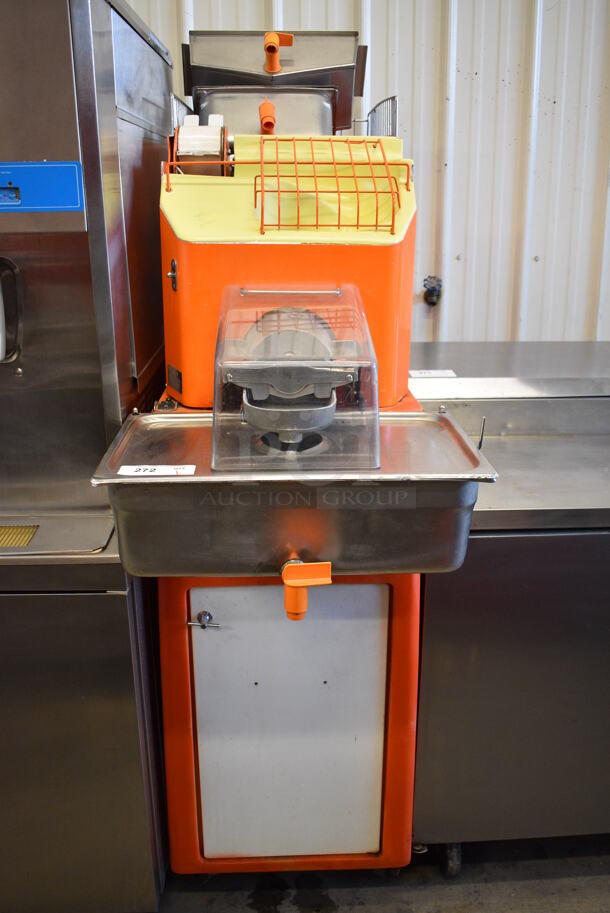 NICE! Juice Tree Model 900 Metal Commercial Floor Style Citrus Juicer on Commercial Casters. 21x48x63. Tested and Working! - Image 2 of 12