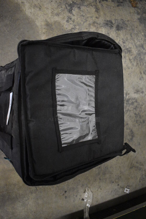 Black Insulated Food Carrying Bag. 13x13x16 - Image 3 of 3