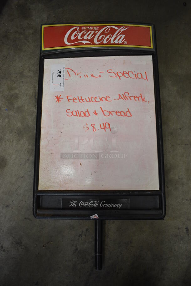 Black Poly Whiteboard Sign Piece. 16x2x26  - Image 1 of 2