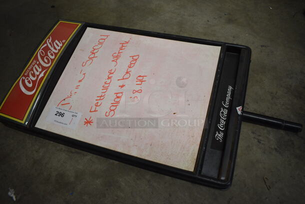 Black Poly Whiteboard Sign Piece. 16x2x26  - Image 2 of 2