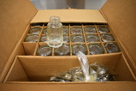 72 BRAND NEW IN BOX! Salt and Pepper Shakers. 1.5x1.5x3. 72 Times Your Bid!