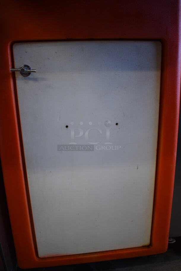 NICE! Juice Tree Model 900 Metal Commercial Floor Style Citrus Juicer on Commercial Casters. 21x48x63. Tested and Working! - Image 9 of 12