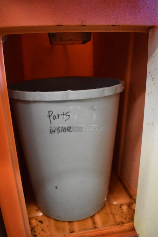 NICE! Juice Tree Model 900 Metal Commercial Floor Style Citrus Juicer on Commercial Casters. 21x48x63. Tested and Working! - Image 10 of 12