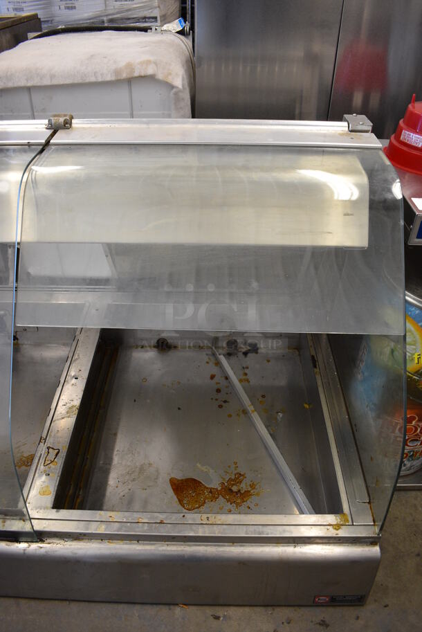NICE! Henny Penny Stainless Steel Commercial Countertop Heated Display Case Merchandiser. 95x36x30. Cannot Test - Unit Was Previously Hardwired - Image 3 of 9