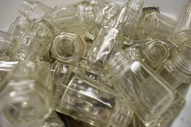 ALL ONE MONEY! Lot of Various Salt and Pepper Shakers in White Bin! Includes 1.5x1.5x3 - Image 2 of 2
