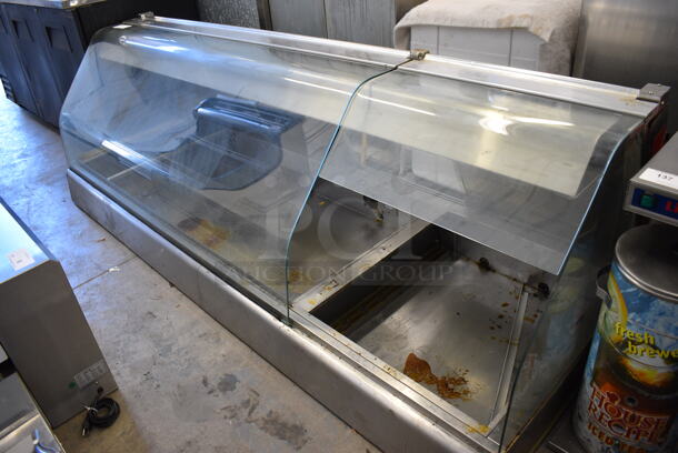 NICE! Henny Penny Stainless Steel Commercial Countertop Heated Display Case Merchandiser. 95x36x30. Cannot Test - Unit Was Previously Hardwired - Image 6 of 9