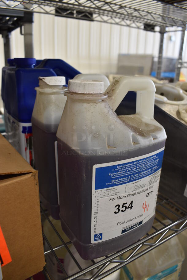 4 Various Cleaners; Glass Cleaner and Nu Foam Low Low Suds. 4 Times Your Bid! - Image 2 of 4