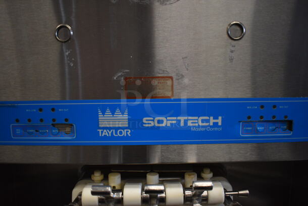 FANTASTIC! Taylor Model 8756-27 Stainless Steel Commercial Floor Style Water Cooled 2 Flavor w/ Twist Soft Serve Ice Cream Machine on Commercial Casters. 208-230 Volts, 1 Phase. 26x36x68 - Image 5 of 12