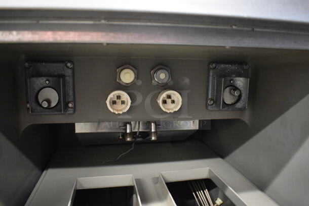 FANTASTIC! Taylor Model 8756-27 Stainless Steel Commercial Floor Style Water Cooled 2 Flavor w/ Twist Soft Serve Ice Cream Machine on Commercial Casters. 208-230 Volts, 1 Phase. 26x36x68 - Image 6 of 12