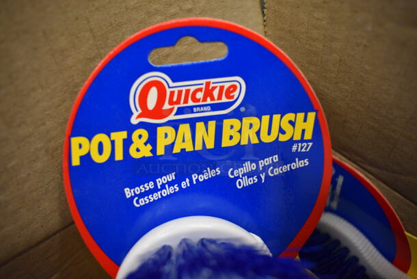 ALL ONE MONEY! Lot of 6 BRAND NEW! Quickie Pot and Pan Scrubbing Brushes! - Image 3 of 3