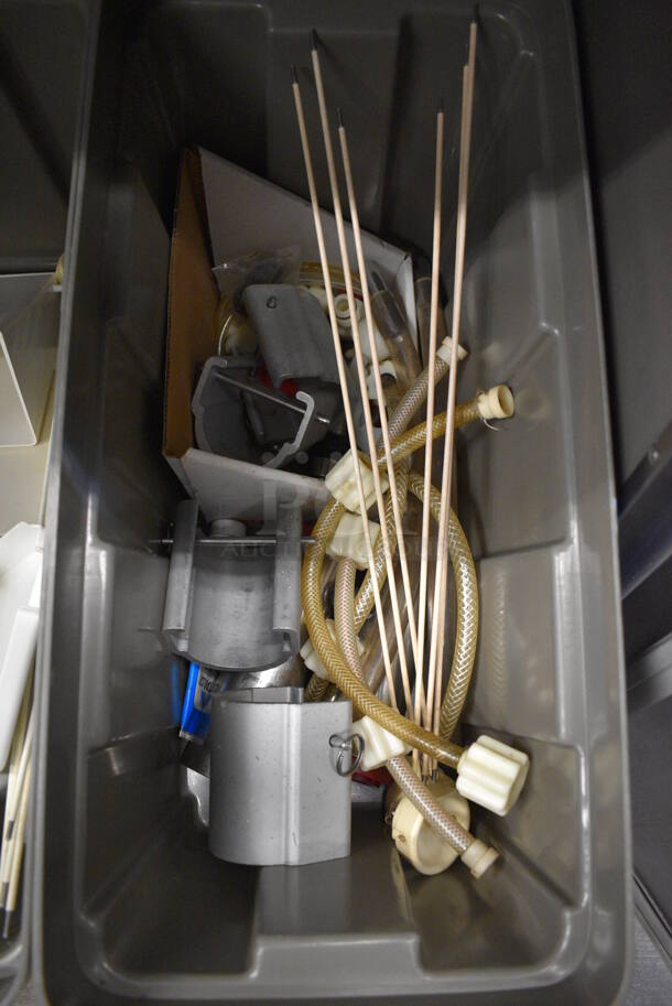 FANTASTIC! Taylor Model 8756-27 Stainless Steel Commercial Floor Style Water Cooled 2 Flavor w/ Twist Soft Serve Ice Cream Machine on Commercial Casters. 208-230 Volts, 1 Phase. 26x36x68 - Image 8 of 12