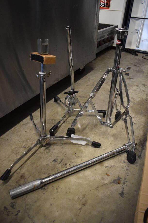 3 Various Metal Stand Bases. 3 Times Your Bid! - Image 1 of 5