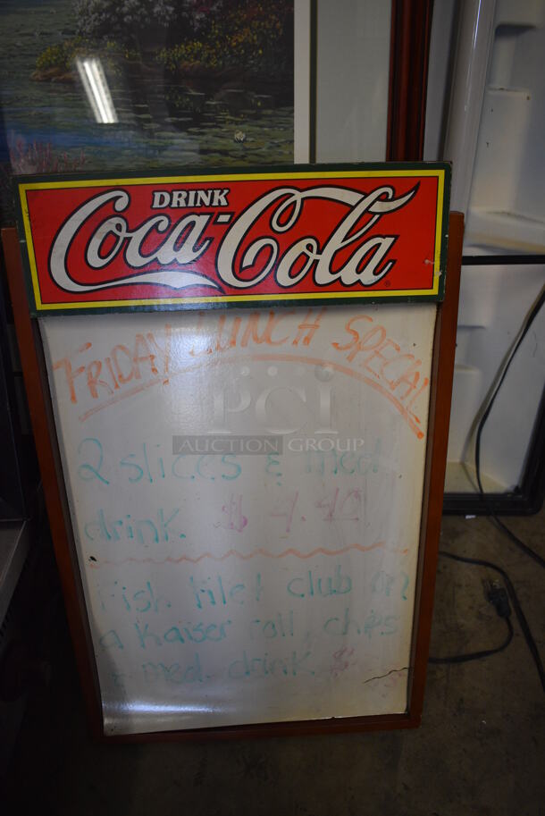 4 Framed Items; Whiteboard, Frame and 2 Pictures; Includes 41.5x1x32.5. 4 Times Your Bid! - Image 2 of 5