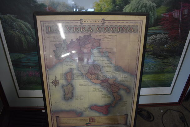 4 Framed Items; Whiteboard, Frame and 2 Pictures; Includes 41.5x1x32.5. 4 Times Your Bid! - Image 4 of 5