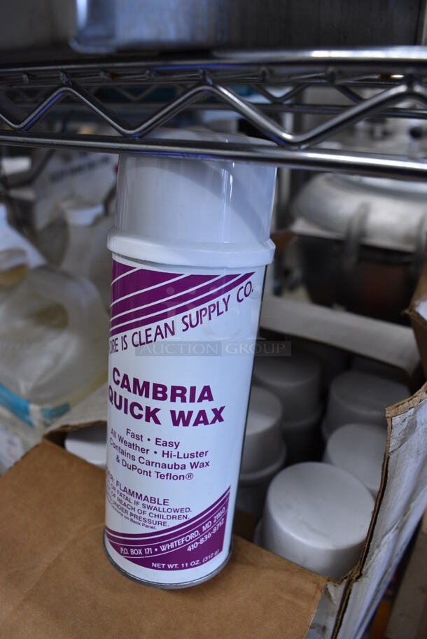 12 Cambria Quick Wax Bottles. 2.5x2.5x8. 12 Times Your Bid! - Image 2 of 2