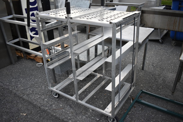 National Cart Metal Commercial Transport Cart on Commercial Casters. 25x42x48 - Image 2 of 5