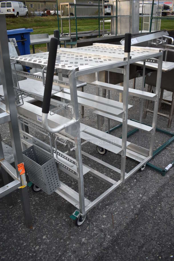 National Cart Metal Commercial Transport Cart on Commercial Casters. 25x42x48 - Image 3 of 5