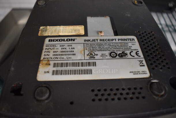 Bixolon Model SRP-500 Receipt Printer. 6.5x8x6 - Image 6 of 6