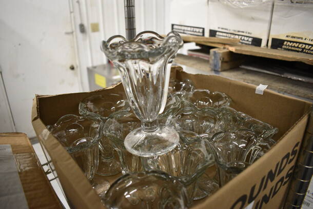 12 Sundae Glasses. 4x4x6. 12 Times Your Bid! - Image 2 of 2