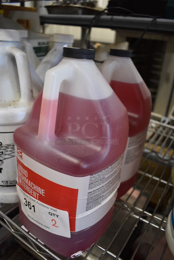 2 Jugs of Swisher Liquid Dishmachine Detergent. 6x6x12. 2 Times Your Bid! - Image 2 of 3