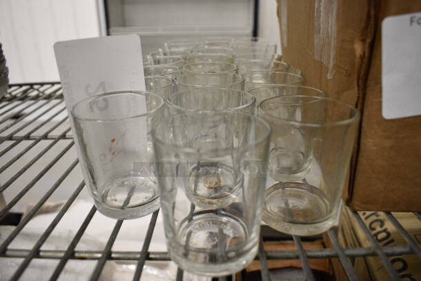 22 Beverage Glasses. 2x2x2.5. 22 Times Your Bid! - Image 1 of 2