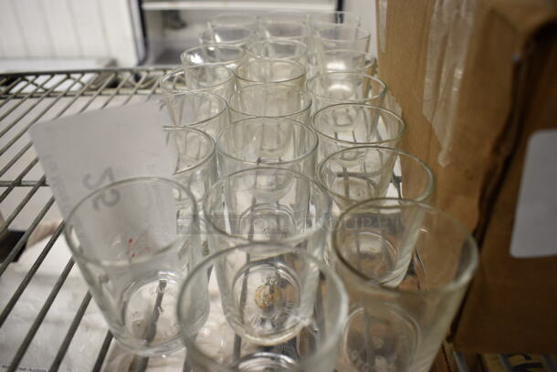 22 Beverage Glasses. 2x2x2.5. 22 Times Your Bid! - Image 2 of 2