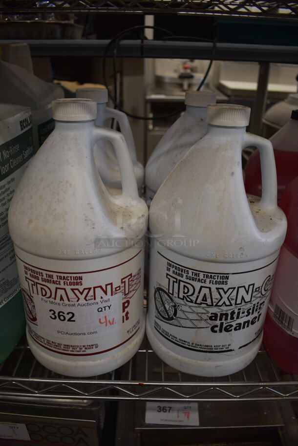 4 Jugs of Cleaner; Anti Slip Treatment and Anti Slip Cleaner. 6x6x12. 4 Times Your Bid!