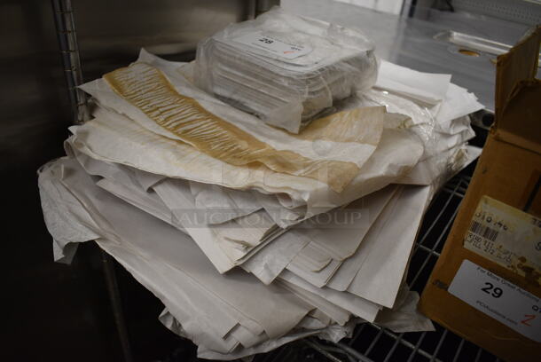 ALL ONE MONEY! Lot of Various Baking Pan Liner Sheets! - Image 2 of 4