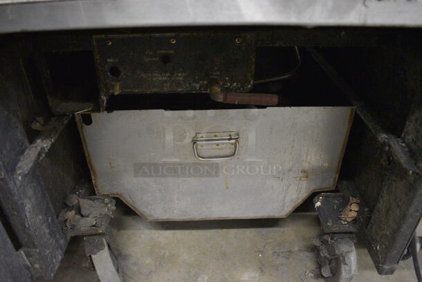 FANTASTIC! BKI Model FKM-F Stainless Steel Commercial Floor Style Electric Powered Pressure Fryer on Commercial Casters. 208 Volts, 3 Phase. 24x39x50 - Image 8 of 9