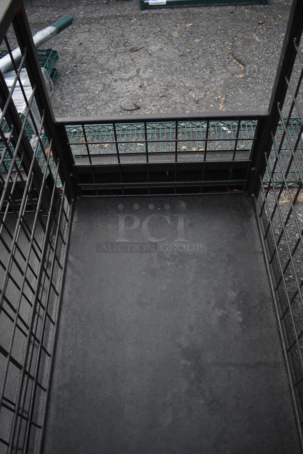 Black Metal Cart on Commercial Casters. 23x40x30 - Image 5 of 5