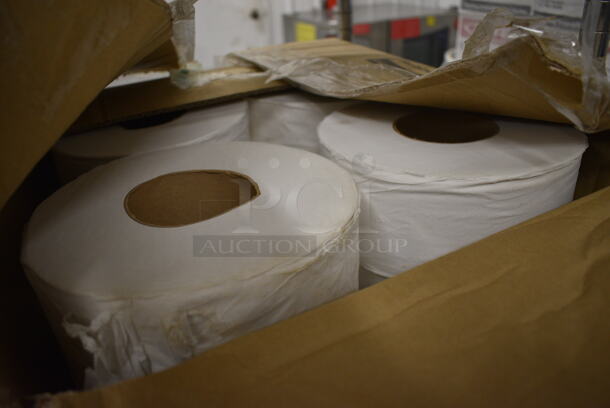 ALL ONE MONEY! Lot of 12 Rolls of Commercial Sized Toilet Paper! - Image 2 of 2