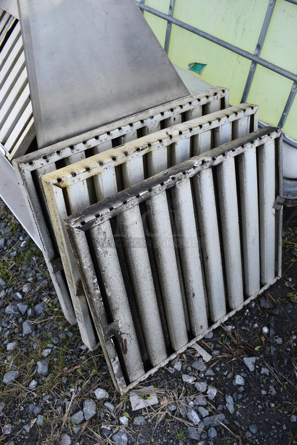 7.5' Stainless Steel Commercial Grease Hood w/ Filters. 90x36x24 - Image 6 of 6