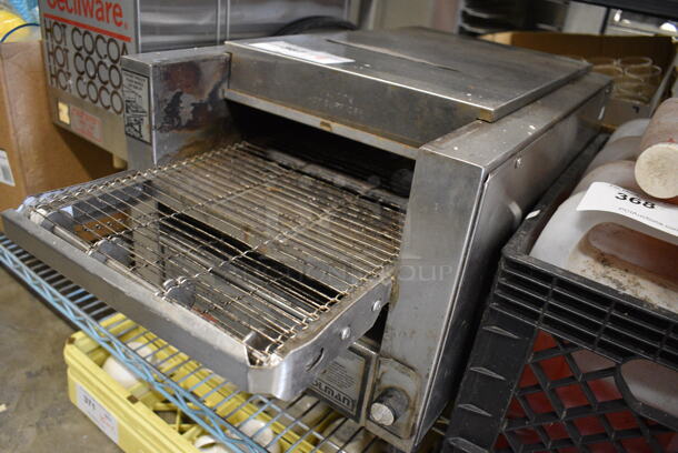 NICE! Holman Model B910 Stainless Steel Commercial Countertop Electric Conveyor Toaster Oven. 208 Volts, 1 Phase. 14x27x14 - Image 2 of 4