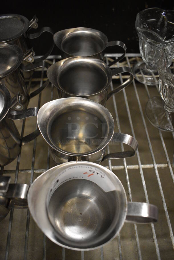 4 Metal Pitchers. 4.5x3x3. 4 Times Your Bid! - Image 2 of 2