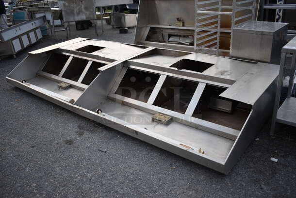Stainless Steel Commercial Grease Hood. 140x59x17 - Image 2 of 6