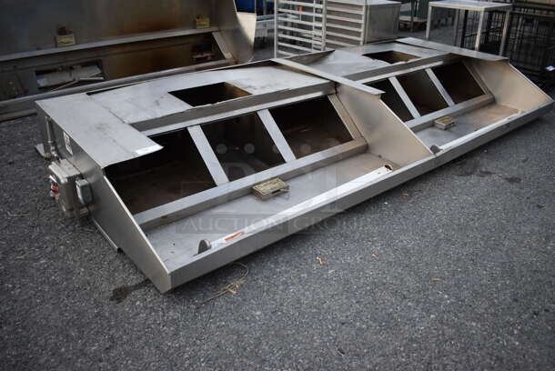 Stainless Steel Commercial Grease Hood. 140x59x17 - Image 3 of 6