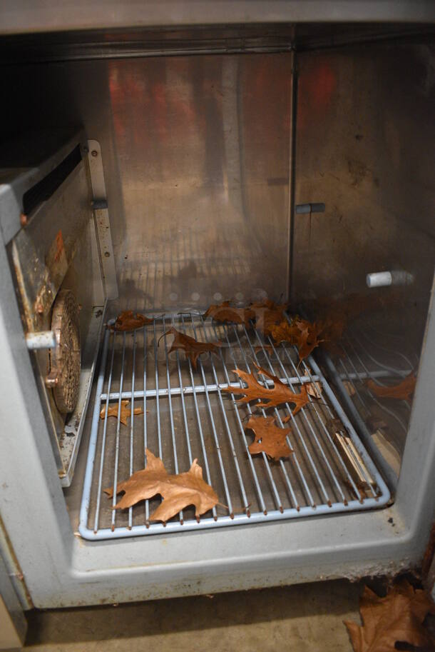 NICE! Delfield Stainless Steel Commercial Pizza Prep Table w/ Lid and 2 Doors. 60x30x40. Tested and Powers On But Temps at 64 Degrees - Image 6 of 8