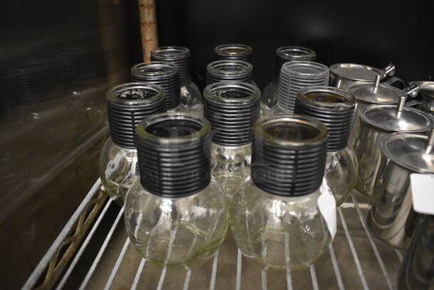 11 Tea Beverage Glasses. 3.5x3.5x4.5. 11 Times Your Bid! - Image 1 of 3
