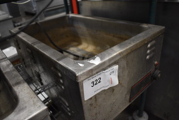 APW Wyott Model W3-V Stainless Steel Commercial Countertop Food Warmer. 120 Volts, 1 Phase. 14.5x23x9. Tested and Does Not Power On - Image 2 of 4