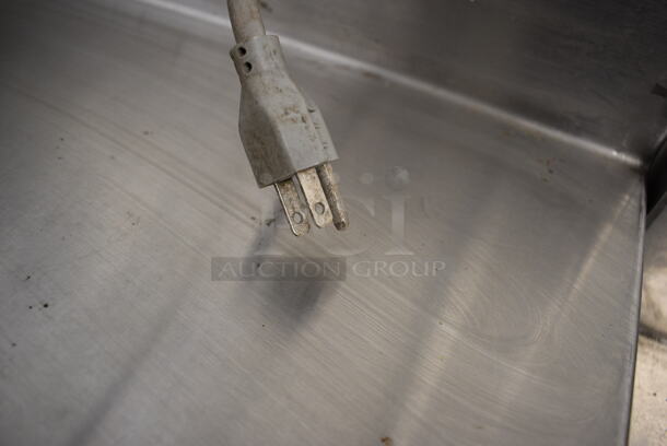 NICE! Duke Model RUF-48 Stainless Steel Commercial 2 Door Work Top Cooler. 120 Volts, 1 Phase. 48x30x40. Tested and Powers On But Temps at 50 Degrees - Image 6 of 6